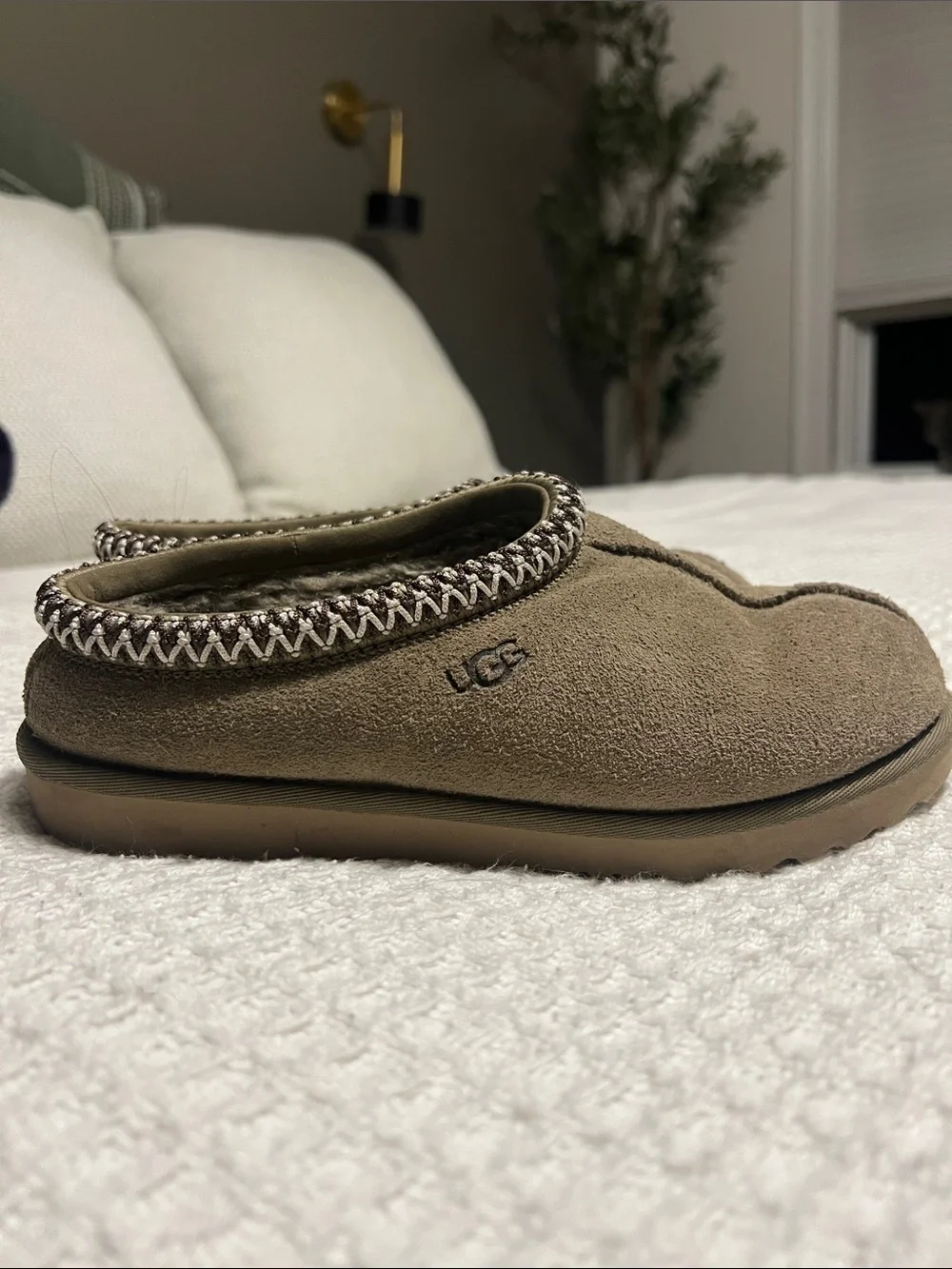 UGG Kids Slip-On Moccasin Slippers